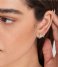 Ania Haie Earring Turquoise Huggie Hoop Earrings Gold